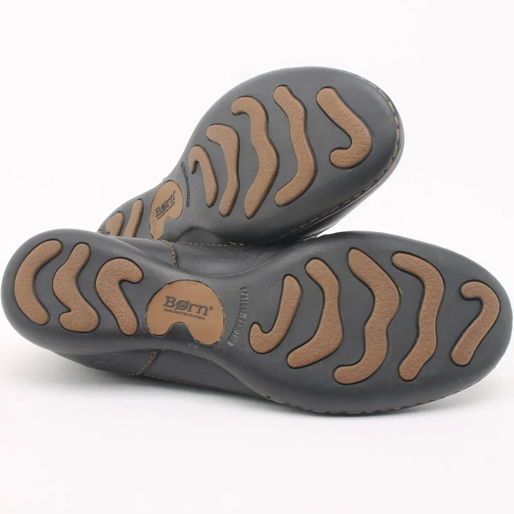 Born Black Perforated Leather Lace-Up Casual Oxford Sneakers Women's 6 NWT - Picture 9 of 15